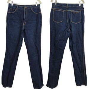 Vintage‎ Gloria Vanderbilt Amanda Jeans High Rise Dark Wash Womens Size 14